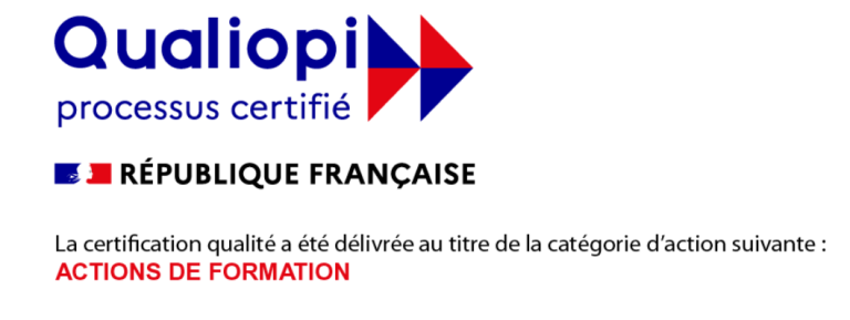 Certificat QUALIOPI Télécharger le certificat